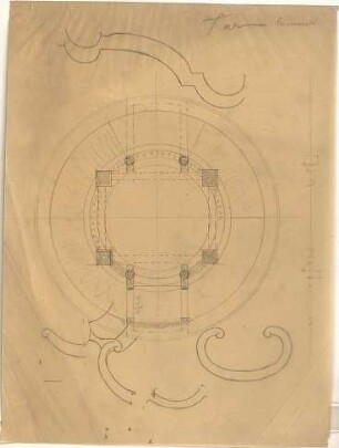 Hildebrand, Adolf von; Berg am Starnberger See - Rottmannshöhe (Bayern); Bismarckturm - Grundriss