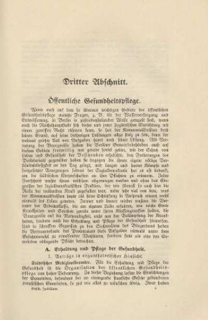 Dritter Abschnitt. Öffentliche Gesundheitspflege