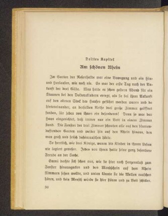 Drittes Kapitel Am schönen Rhein