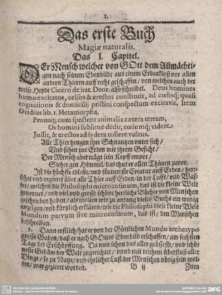 Das erste Buch Magiae naturalis.
