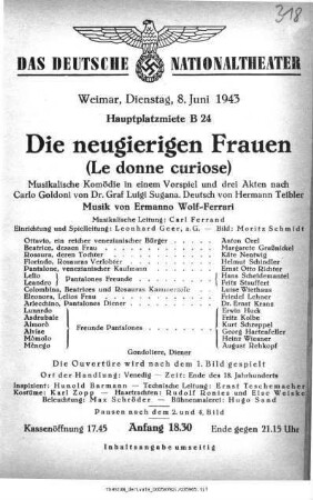 Die neugierigen Frauen (Le donne curiose)