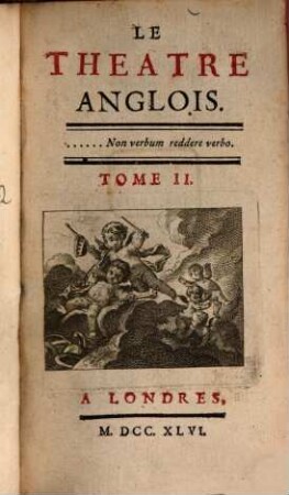 Le Théâtre Anglois, 2