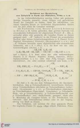 15: Verfahren zur Herstellung von Celluloїd in Form von Plättchen, Films u. s. w.