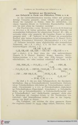 15: Verfahren zur Herstellung von Celluloїd in Form von Plättchen, Films u. s. w.
