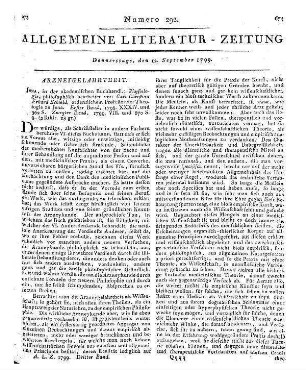 Schmid, C. C. E.: Physiologie. Philosophisch bearbeitet. Bd. 1-2. Jena: Akad. Buchh. 1798-99