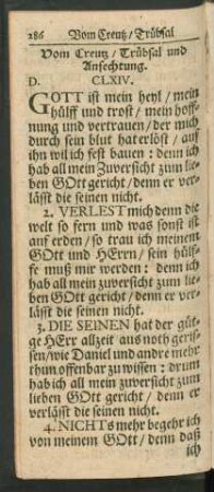 Vom Creutz/ Trübsal und Anfechtung.