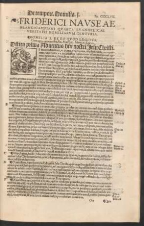 Friderici Nauseae Blancicampiani Quarta Evangelicae Veritatis Homiliarum Centuria.