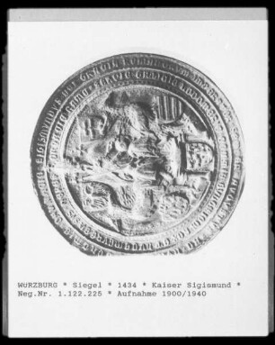 Siegel mit Kaiser Sigismund