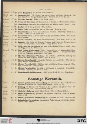 Sonstige Keramik (Nr. 38-53)