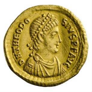 Münze, Solidus, 25. August 383 bis 28. August 388 n. Chr.