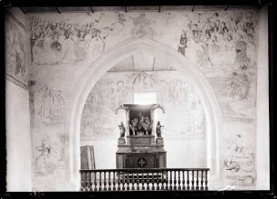 Kirche; Innenraum nach Osten, nach der Restaurierung