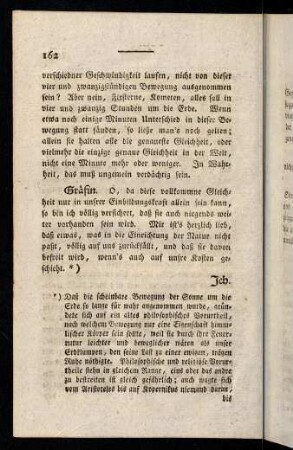 162-172, Graefin. O, da diese vollkommne Gleichheit nur ...