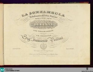 La Sonnambula : melodramma di Felice Romani