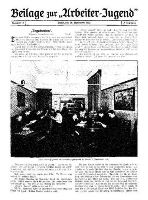 "Vagabunden" : [Beilage zur "Arbeiter-Jugend"]