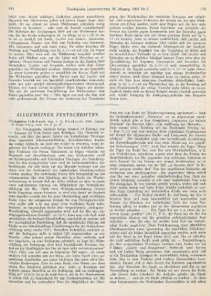 173-175 [Rezension] Theologisches Jahrbuch 1964