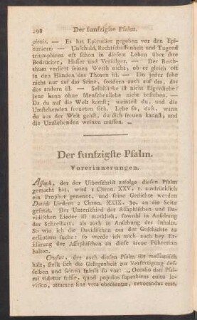 Der funfzigste Psalm
