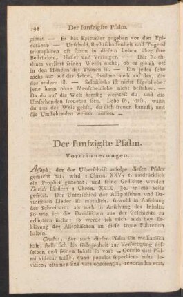 Der funfzigste Psalm