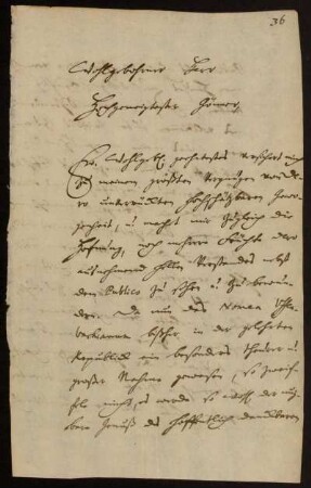 Brief von Christoph August Heumann an Johann Friedrich von Uffenbach. Göttingen, 9.12.1733