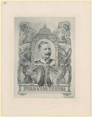 Menükarte : Geburtstag Kaiser Wilhelm II., Hotel "Der Kaiserhof"