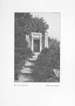 Der Urnen-Friedhof. Mausoleum Hinsch.