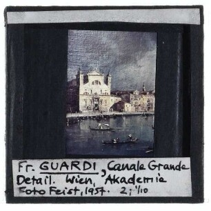 Guardi, Vedute des Canale Grande zwischen Santa Lucia und der Scalzi : Detail