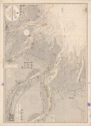 49 Nordsee; deutsche Küste. Mündungen der Jade, Wesser & Elbe