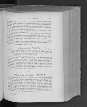 Versammlung zu Lübeck. - 1399 Jul. 25.