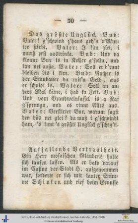 Auffallende Vertrautheit.