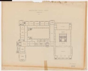 Schloss Posen, Posen Umbau: Grundriss 1:OG 1:100
