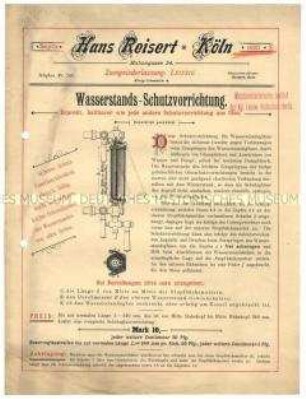 Wasserstands-Schutzvorrichtung