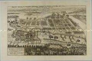 Schwedisches Feldlager bei Werben an der Elbe 1631 (aus Theatrum Europaeum, Bd. II)