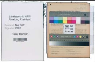 Entnazifizierung Heinrich Raap , geb. 12.01.1895 (Friseur)