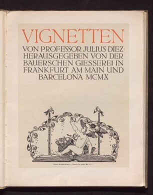 Vignetten von Professor Julius Diez