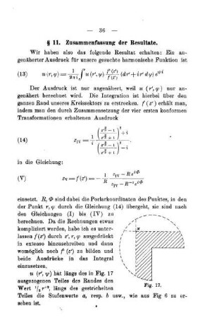 § 11. Zusammenfassung der Resultate.
