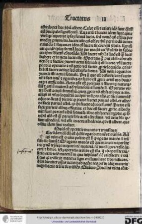 Quid est operatio manens et transiens.