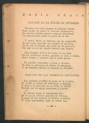 Canción de la noche de invierno