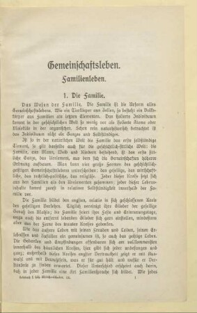 Familienleben