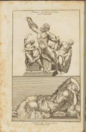 Statua di Lascoonte nel Vaticano / Statua di Cleopatra nel Vaticano