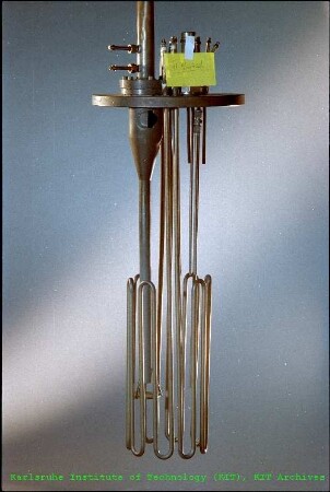 Detail des Glaswirbelschichtreaktors des Instituts für Technische Chemie (ITC)