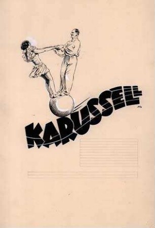 Filmplakatentwurf für "Karussell" (1937)