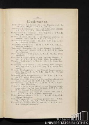 Süsskirschen.