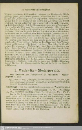 2. Wachwitz - Niederpoyritz