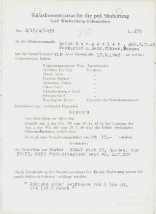 Hengstler, Erich