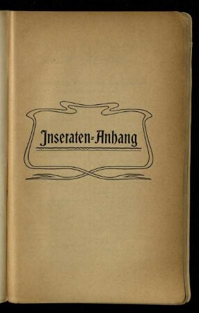 Inseraten-Anhang