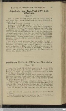 (Hessische) Friedrich-Wilhelms-Nordbahn