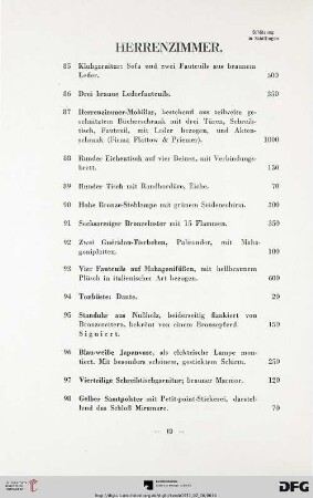 Herrenzimmer (Nr. 85-127)