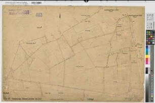Greven (Greven), Flurbereinigung Aldrup, Bl.02 Zuteilungskarte Greven l.d.E. Flur 115