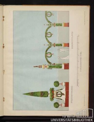 [Tafel 22.] Poststrasse - Marktplatz. Massstab 1:50.