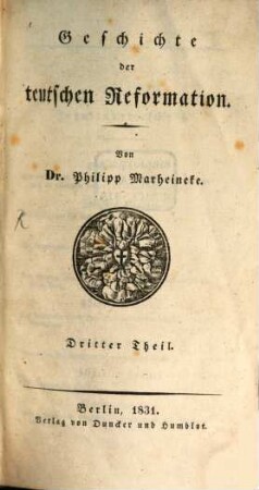 Geschichte der teutschen Reformation, 3