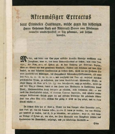 0c-0f, Aktenmäßiger Extractus